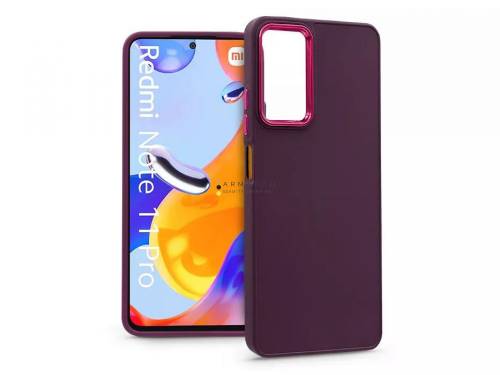 Haffner PT-6689 Xiaomi Redmi Note 11 Pro/11 Pro 5G szilikon hátlap Purple