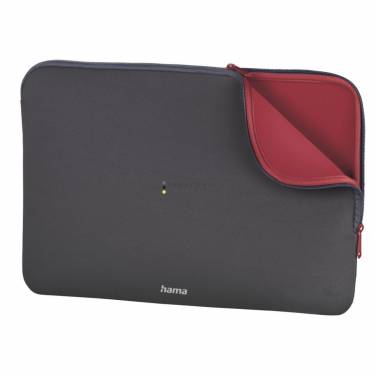 Hama Jersey Notebook case 15,6col Grey/Red