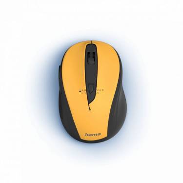 Hama MW-400 V2 Wireless mouse Yellow