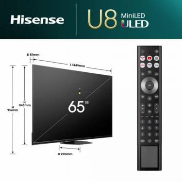 Hisense 65col 65U8NQ LED Smart