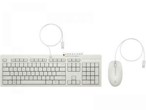 HP 225 Wired Keyboard Combo White HU