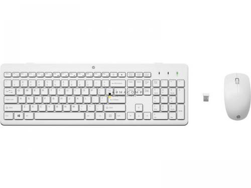 HP 230 Wireless Mouse and Keyboard Combo White HU