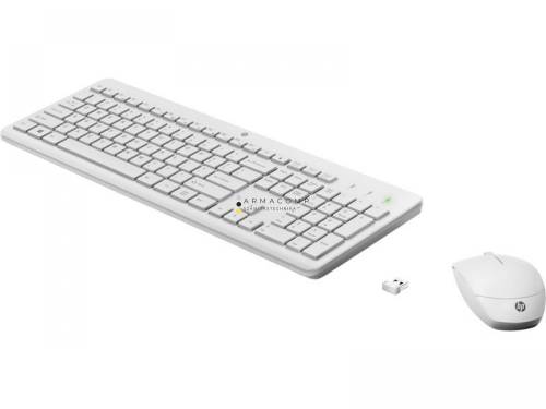 HP 230 Wireless Mouse and Keyboard Combo White HU