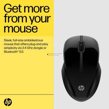 HP 250 Dual Wireless Mouse Black