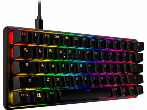 HP HyperX 60 Alloy Origins Aqua Mechanical RGB Keyboard Black US