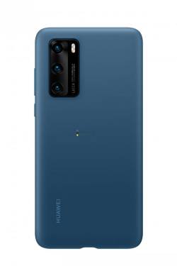 Huawei P40 Silicone case Ink Blue