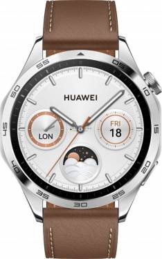 Huawei Watch GT 4 46mm Leather Strap Brown