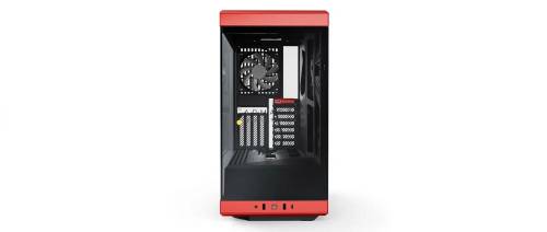 HYTE Y40 Tempered Glass Red