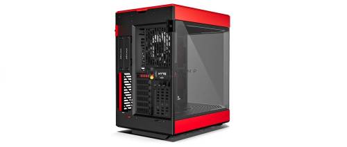 HYTE Y60 Tempered Glass Red/Black