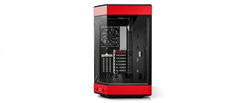 HYTE Y60 Tempered Glass Red/Black