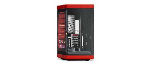 HYTE Y70 Touch Tempered Glass Black/Red