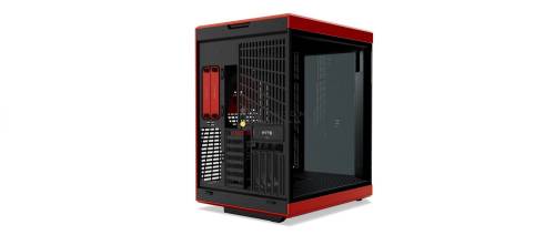 HYTE Y70 Touch Tempered Glass Black/Red