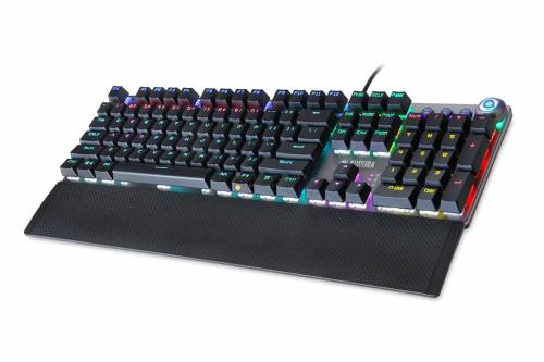 iBox Aurora K-3 Mechanical KRGD Brown Switch Gaming Keyboard Silver US