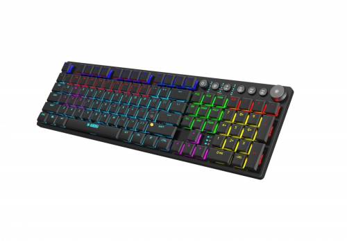 iBox Aurora K-5 Mechanical KRGD Red Switch Gaming Wireless Bluetooth Keyboard Black US