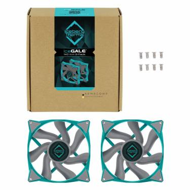 Iceberg Thermal IceGale 140mm Teal (2-Pack)