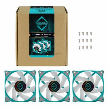 Iceberg Thermal IceGale ARGB 120mm Teal (3-Pack)