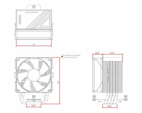 ID-COOLING FROZN A400 ARGB