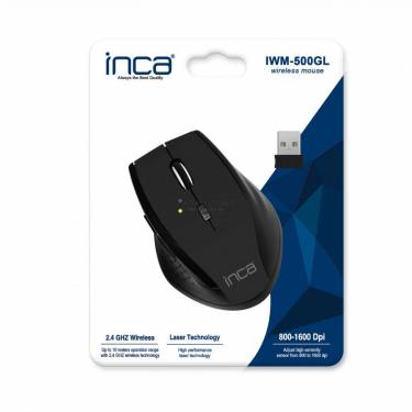 INCA IWM-500GL Wireless Mouse Black