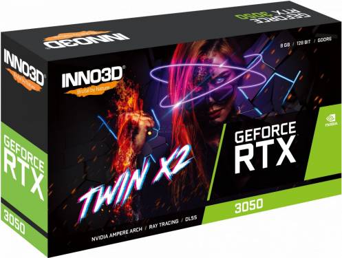 Inno3D GeForce RTX3050 8GB DDR6 Twin X2