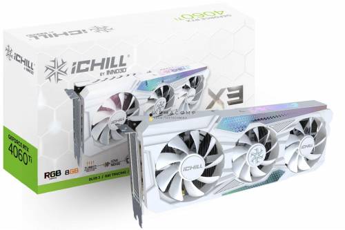 Inno3D GeForce RTX4060 Ti 8GB DDR6 iChill X3 White