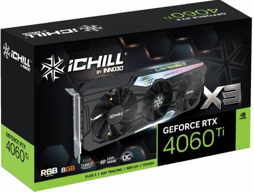 Inno3D GeForce RTX4060 Ti 8GB DDR6 iChill X3