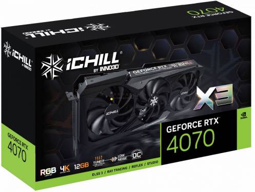 Inno3D GeForce RTX4070 12GB DDR6X iChill X3