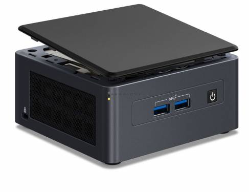 Intel NUC 11 Pro Tall Kit NUC11TNHi3 Tiger Canyon Black (No Audio Codec) (No Cord)