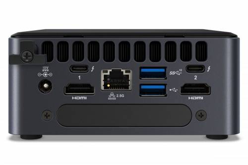 Intel NUC 11 Pro Tall Kit NUC11TNHi3 Tiger Canyon Black (No Audio Codec) (No Cord)