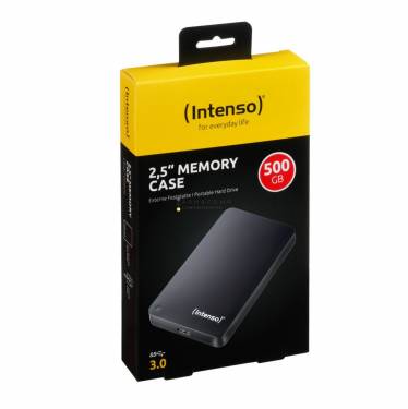 Intenso 500GB 2,5" USB3.0 Memory Case Black