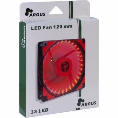 Inter-Tech Argus L-12025 120mm Red