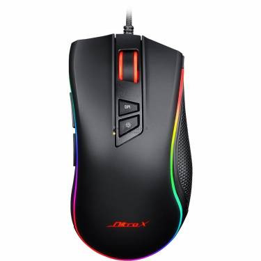 Inter-Tech Nitrox GT-300+ RGB Gaming mouse Black