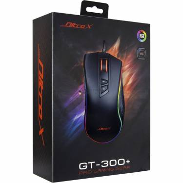 Inter-Tech Nitrox GT-300+ RGB Gaming mouse Black