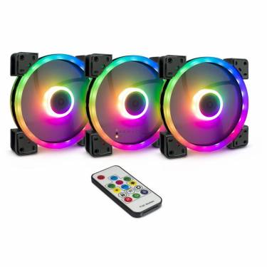 Inter-Tech RS-14 Argus RGB Fan Set 140mm (3 pcs)