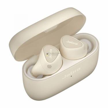 Jabra Elite 5 True Wireless Bluetooth Headset Gold Beige