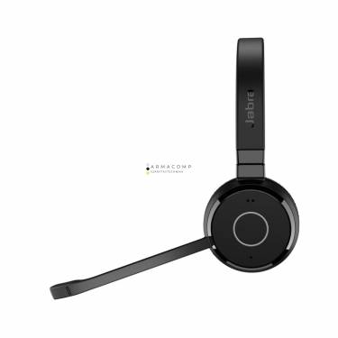 Jabra Evolve 65 TE MS Mono Bluetooth Headset + Charging Stand Black