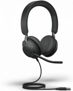 Jabra Evolve2 40 SE USB-A MS Stereo Headset Black