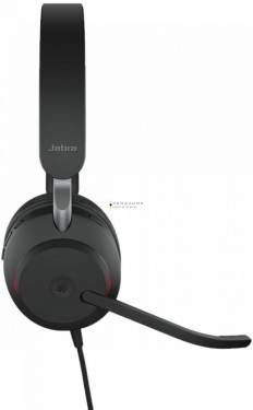 Jabra Evolve2 40 SE USB-C MS Stereo Headset Black