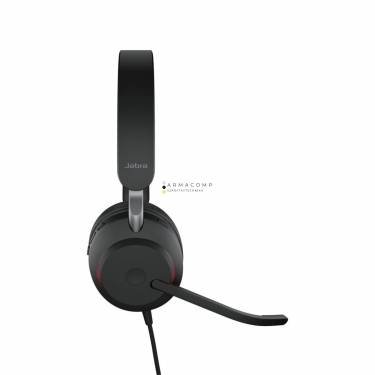 Jabra Evolve2 40 SE USB-C UC Stereo Headset Black