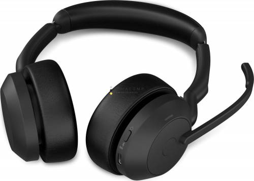 Jabra Evolve2 55 MS Stereo with Link380c Wireless Bluetooth Headset Black