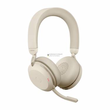 Jabra Evolve2 75 MS Stereo Wireless Headset Beige