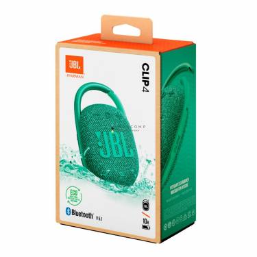 JBL Clip4 Eco Bluetooth Ultra-portable Waterproof Speaker Green