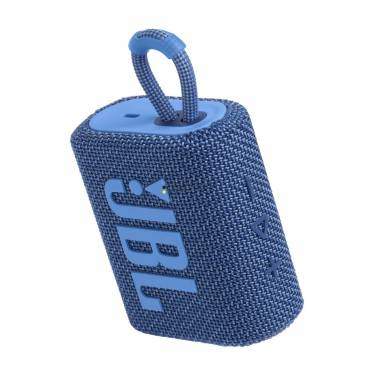 JBL Go 3 Eco Bluetooth Portable Waterproof Speaker Blue