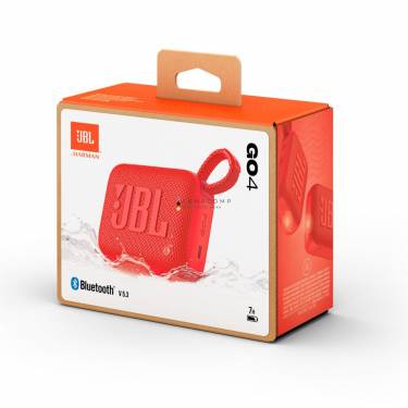 JBL Go 4 Ultra-Portable Bluetooth Speaker Red