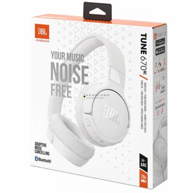 JBL LIVE 670 BTNC Bluetooth Headset White