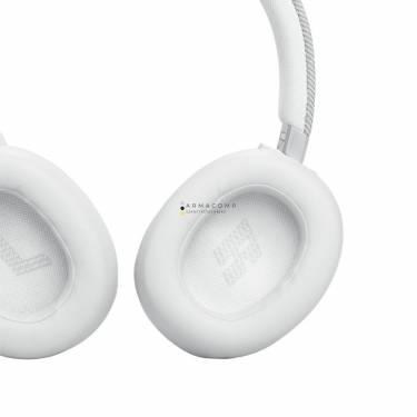 JBL Live 770NC Bluetooth Over-Ear Noise-Cancelling Headset White