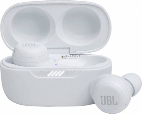 JBL Live Free NC+ Wireless Bluetooth Headset White