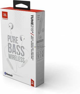 JBL Tune 215BT Bluetooth Headset White