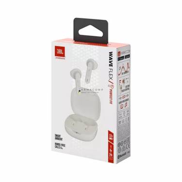 JBL Wave Flex Wireless Bluetooth Headset White