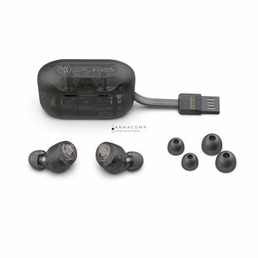 JLab Go Air Pop True Wireless Earbuds Headset Clear