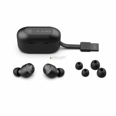 JLab Go Air Pop True Wireless Earbuds Headset Black